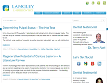 Tablet Screenshot of langleyendodontics.ca